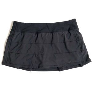 Lululemon Size 12 Black Pace Rival Skirt